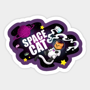 Space Cat Sticker